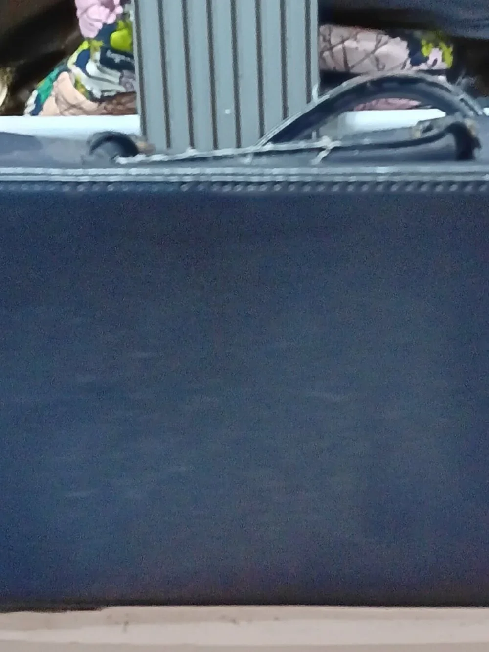 Ivanlka Trump Navy Blue Satchel